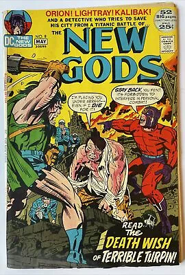 Buy New Gods #8 • Jack Kirby Cover & Art! Early Bronze Age! (DC 1971) See Pics • 3.88£