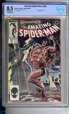 Buy Amazing Spider-man #293  Cbcs  8.5   Kraven Cover   • 66.01£