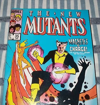 Buy Marvel Comics The New MUTANTS #35 Magneto In Charge Jan 1986 In VF- Condition DM • 10.09£