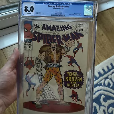 Buy Amazing Spider-man  #47 Cgc 8.0 1967 White Pages • 295£