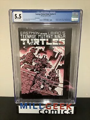 Buy Teenage Mutant Ninja Turtles #1 (1985) CGC Graded 5.5 (F-) Third Printing, JG • 504.79£