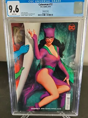 Buy Catwoman #12 Cgc 9.6 Graded 2019 Dc Comics Stanley  Artgerm  Lau Variant Cover • 54.35£