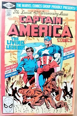 Buy Captain America #255 - VG/FN (5.0) - Marvel 1981 - 50 Cents - Byrne Art - Origin • 4.99£