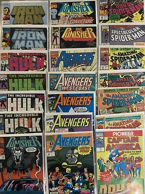 Buy Marvel Comics Lot Circa 1991 (43 Books) VG-NM Iron Man Spider-Man Thor Hulk • 46.67£