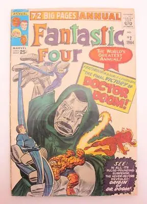Buy Fantastic Four Annual #2, Origin Dr. Doom & 1st App Of Boris Father Of Valeria • 131.48£