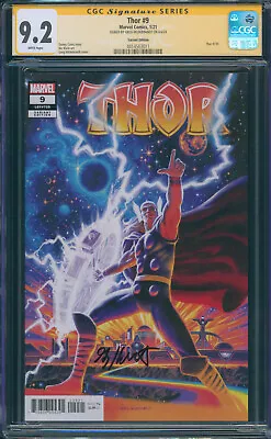 Buy Thor #9 Marvel Comics Greg Hildebrandt Signed Variant SS CGC 9.2 • 53.59£