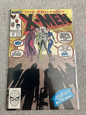 Buy Uncanny X-Men Issue 244 1st Jubilee Appearance Storm Vintage Marvel Comics 1989 • 24.99£