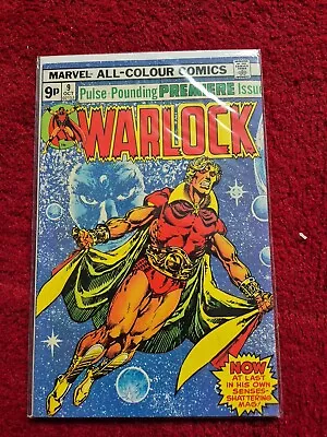 Buy Warlock #9 - Marvel 1975 - 1st Meeting Of Adam Warlock And Thanos BOARDED  • 9.99£