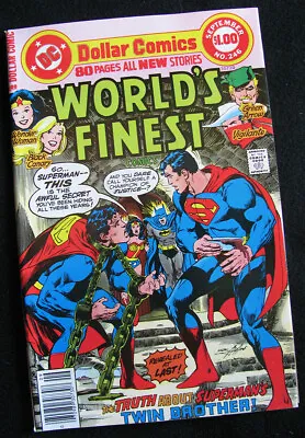 Buy World's Finest 246  (1977) Superman & Batman Guest-starring The Jla! Vf/nm • 16.31£