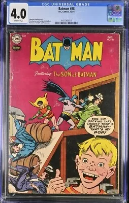 Buy Batman #88 1954 DC Comics CGC 4.0 Robin • 262.10£