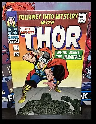 Buy 1966 Journey Into Mystery (Last Issue Before Name Change To Thor) Comic #125 Key • 38.83£