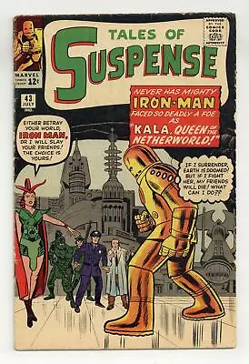 Buy Tales Of Suspense #43 GD/VG 3.0 1963 • 124.26£