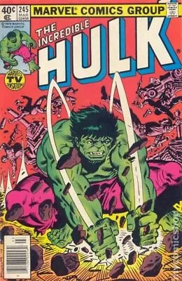 Buy Incredible Hulk #245 VG 1980 Stock Image Low Grade • 2.10£