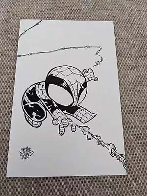 Buy Amazing Spider-man #51 Scottie Young Big Marvel Virgin Sketch Variant (1:50) • 32.99£