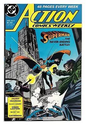 Buy Action Comics #611 (Vol 1) : NM- : Green Lantern, Deadman, Black Canary • 1.75£