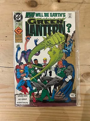 Buy Green Lantern #25 (1992) Giant-size Smack-down Hal Jordan V Guy Gardner, VF/NM • 4.95£