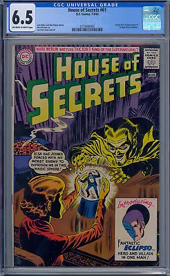 Buy House Of Secrets #61 Cgc 6.5 Eclipso 1st Appearance • 497.03£