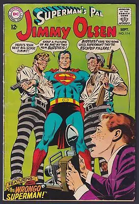 Buy Superman's Pal Jimmy Olsen #114 1968 DC 5.0 Very Good/Fine Comic • 6.21£