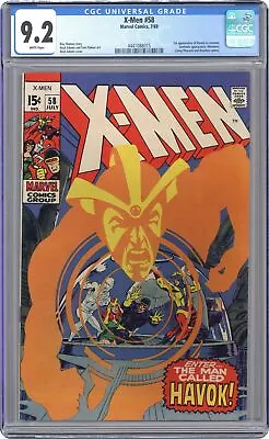 Buy Uncanny X-Men #58 CGC 9.2 1969 4441088015 • 778£