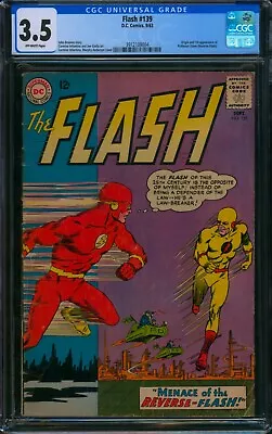 Buy THE FLASH #139 (DC 1963) ⭐ CGC 3.5 ⭐ 1st App Of PROFESSOR ZOOM - REVERSE FLASH • 348.70£