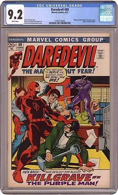 Buy Daredevil #88 CGC 9.2 1972 1395219006 • 135.91£