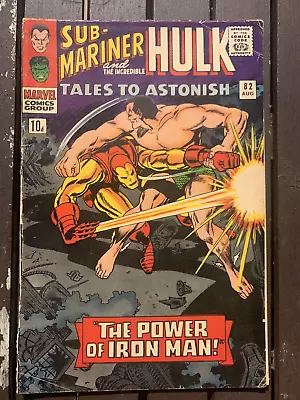 Buy Tales To Astonish 82 Marvel Silver Age (1966)  Sub-Mariner V Iron Man • 7.99£