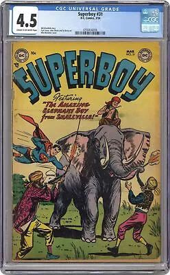Buy Superboy #31 CGC 4.5 1954 4356436006 • 100.96£