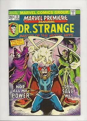 Buy Marvel Premiere #13 (1974) Dr. Strange VF- 7.5 • 11.65£