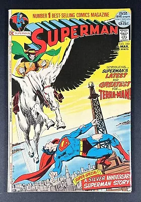 Buy Superman #249  March 1972  DC Comics  VF/NM (9.0)  1st Terra-Man • 45.04£