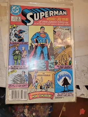 Buy SUPERMAN #423 VF 1986 ALAN MOORE Newsstand🔥🔑!!! • 3.88£