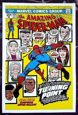 Buy SIGNED~ Gerry Conway~ The Amazing Spider-Man #121 John ROMITA ~ART Print B • 43.48£