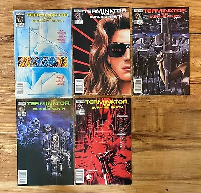 Buy Comic Book Lot: Terminator: The Burning Earth 1-5 Complete Set: Alex Ross, NOW • 31.06£