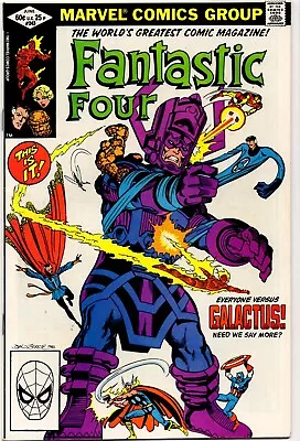 Buy Fantastic Four #243 Bronze Age Galactus Avengers Byrne Galactus Direct 1982 • 17.85£