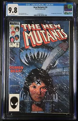 Buy New Mutants #18 CGC NM/M 9.8 White Pages 1st Warlock! Marvel 1984 • 80.77£