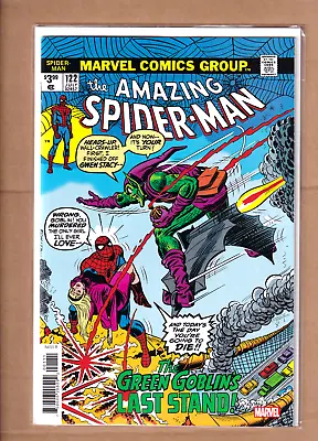 Buy Amazing Spider-man #122 Facsimile Edition Geen Goblin Gwen Stacy Death  2023 NM • 3.68£
