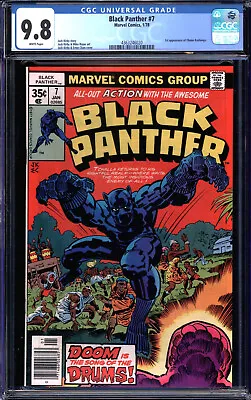 Buy Black Panther #7 Cgc 9.8 White Newsstand Edition Highest Graded  #4363246020 • 232.21£