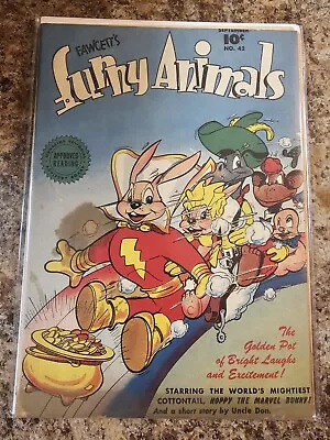 Buy Fawcett's Funny Animals #42 (1946) Marvel Bunny Golden Age Fawcett Comics VG • 23.30£