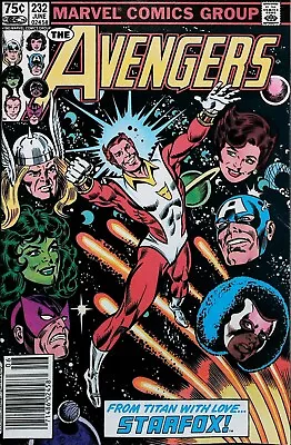 Buy Avengers (1983) Issue #232 Eros Becomes Starfox And Joins The Avengers Newsstand • 12.43£