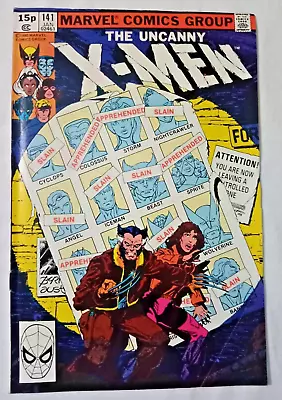 Buy Uncanny X-Men #141 | Days Of Future Past | Original Marvel Comic 1981 UK Cover • 50£