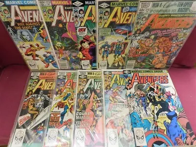 Buy Avengers 211 212 213 214 215 216 217 218 219 220 Marvel Comic Run 1981 Fn/vf • 23.30£