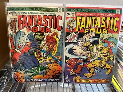 Buy Fantastic Four #150 AND 151 (1974) BOTH Are KEYs • 10£