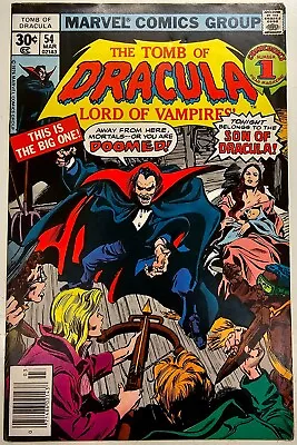 Buy Bronze Age Marvel Comic Tomb Of Dracula Key Issue 54 High Grade FN+ 1st Janus • 15£