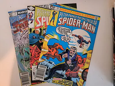 Buy Peter Parker The Spectacular Spiderman #57,69,72 Lot (3) • 7.76£