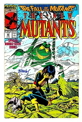 Buy The New Mutants #60 Signed By Bret Blevins Marvel Comics 1987 • 12.42£