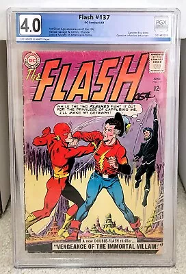 Buy Flash #137 (1963) PGX 4.0 Not CGC 1st SA Appearance Vandal Savage DC Comics Key • 77.62£