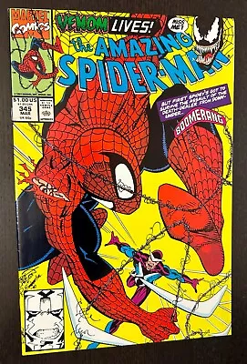 Buy AMAZING SPIDER MAN #345 (Marvel Comics 1991) -- Erik Larsen VENOM -- VF/NM (A) • 7.91£