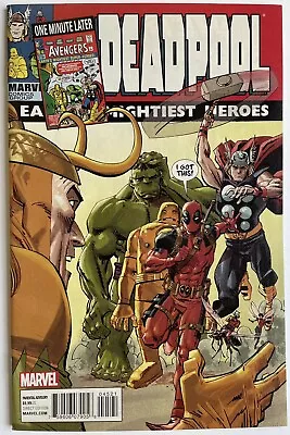 Buy Deadpool #45 (2015) 1:15 Avengers One Minute Later Variant Cover • 24.95£