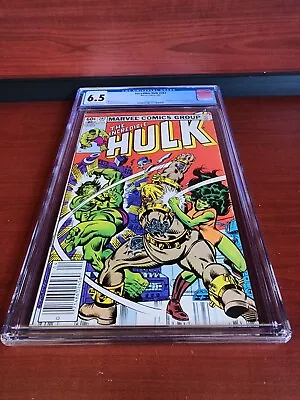 Buy The Incredible Hulk #282 1983 First Team-Up W/ She-Hulk Newsstand CGC 6.5 GRADED • 31.06£