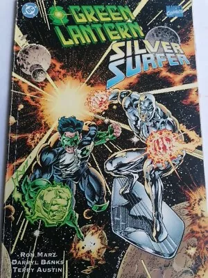 Buy Green Lantern Silver Surfer Marvel And Dc Comics Cross Over Comic Low Price! • 0.99£