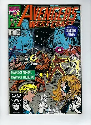 Buy AVENGERS WEST COAST # 75 (48-Page GIANT-SIZED, HIGH GRADE, Oct 1991) NM • 5.95£